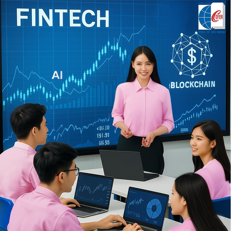 Sinh viên Công nghệ tài chính COFER được trang bị nhiều kiến thức chuyên ngành hấp dẫn